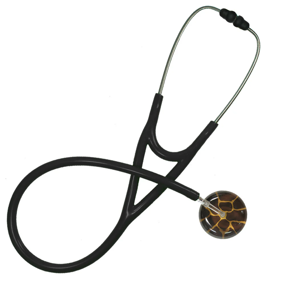 Ultrascope Adult Single Stethoscope - Giraffe Print - Image 3