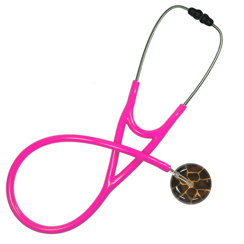 Ultrascope Adult Single Stethoscope - Giraffe Print - Image 5