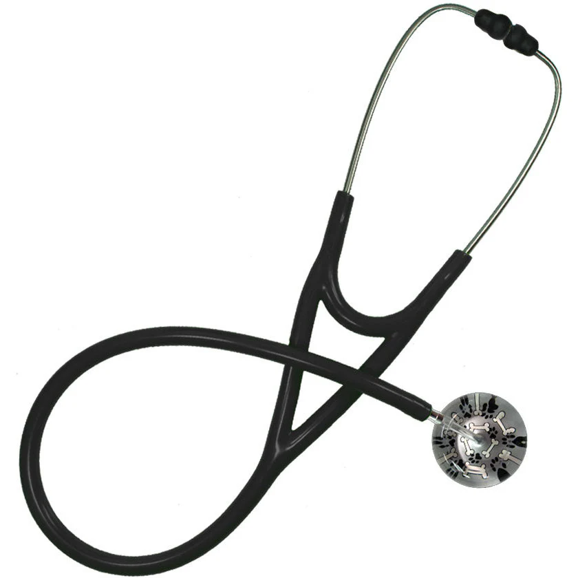 Ultrascope Pediatric Single Stethoscope - Pawprints & Bones - Image 3