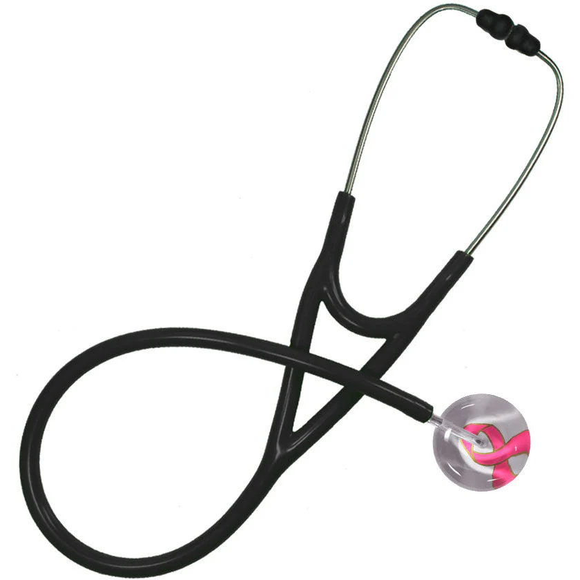 Ultrascope Pediatric Single Stethoscope - Pink Ribbon - Image 3