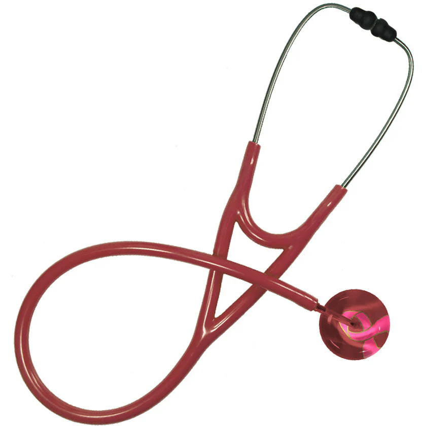 Ultrascope Pediatric Single Stethoscope - Pink Ribbon - Image 4