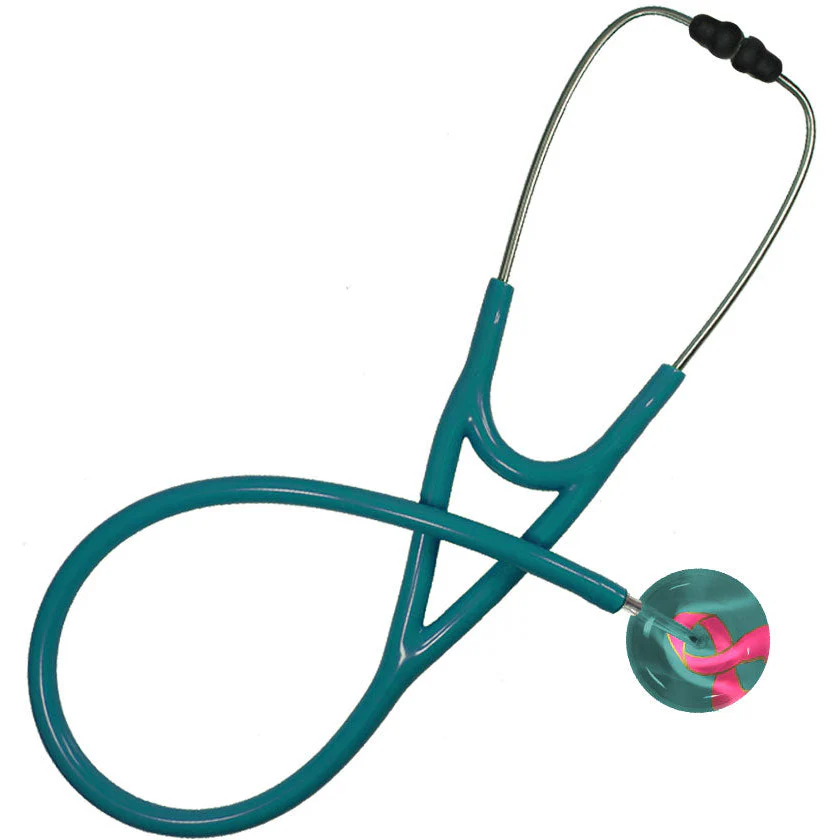 Ultrascope Pediatric Single Stethoscope - Pink Ribbon - Image 7