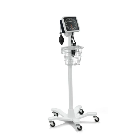 Welch Allyn 767 Mobile Aneroid Sphygmomanometer with Five-Leg Mobile Stand; Size-11 Adult Cuff